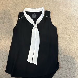 New York & Co Tied Blouse Size S